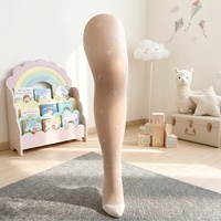 Collants d'été ultra-fins respirants en nylon polyamide de couleur unie pour enfants, collants de danse fins, chaussettes en maille pour filles