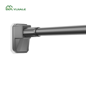 <span class=keywords><strong>Tringle</strong></span> à rideaux YIJIALE 13Y Export Strong de 39,4 à 192,9 pouces, en métal gris, réglable en un clic, <span class=keywords><strong>sans</strong></span> perçage, pour salon - Product Image 1