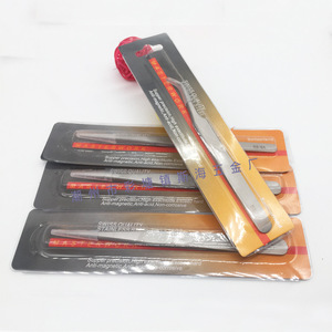 แหนบถอดประกอบสแตนเลสสตีลความแม่นยำสูง รุ่น SS-SA27-SA51-SA00-SA, แหนบต่อขนตา, แหนบตัดเล็บ - Product Image 1