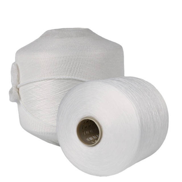 DTY Semi Dull 150/144 Polyester Thread Breathable Polyester Twisted Yarn on Dyeing Tube for Dying Colors