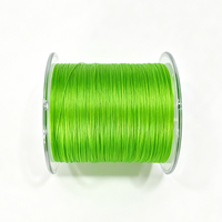 Fil de pêche tressé Elite X12 Tournament Grade PE, vert clair, tissage haute densité pour une portée ultime, fini soyeux.