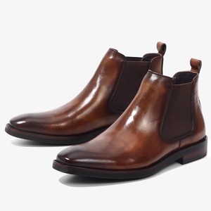 Chaussures Oxford pour hommes, en cuir, style italien luxueux, formelles, à lacets, décontractées, pour le bureau, pour la marche - Product Image 3