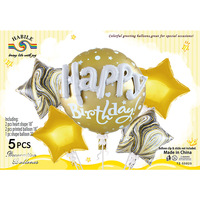 Joyeux anniversaire fête feuille ballons jetables fête ballons anniversaire thème fête décoration ballons