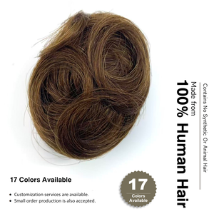Chignon désordonné en <span class=keywords><strong>cheveux</strong></span> naturels avec pince à griffes, bouclé et volumineux, pour femme, qui apporte du volume et de l'<span class=keywords><strong>épaisse</strong></span>ur, et recouvre les pointes fines - Product Image 1