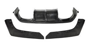 Diffuseur de pare-chocs arrière en fibre de carbone style V, séparateurs latéraux 51128056587 pour <span class=keywords><strong>BMW</strong></span> F80 M3 F82 F83 M4 Competition CS GTS 2014-2020 - Product Image 6