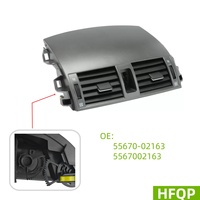 Grille d'aération du tableau de bord de la console centrale #5567002163 # pour Toyota Corolla 2007-2013 Matte 55670-02163