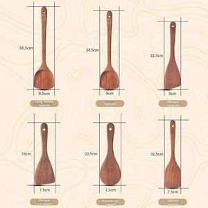 Pala de Madera con Mango Largo para Alitas de Pollo Centennial, Utensilios de Cocina de Madera, Pala para Saltear Resistente al Calor - Product Image 3