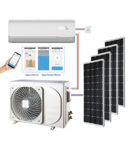 R410a R32 1/1,5/2/3hp 12000btu 100% Stroms pa rende AC Solar Split Solar betriebene Klimaanlage Solar AC Klimaanlage