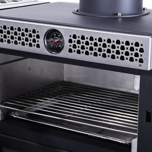 <span class=keywords><strong>Stufa</strong></span> <span class=keywords><strong>a</strong></span> <span class=keywords><strong>Legna</strong></span> Moderna <span class=keywords><strong>a</strong></span> Libera Installazione con Forno Integrato per Uso Interno ed Esterno in Soggiorno Sala da Pranzo Hotel e Villa - Product Image 5