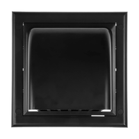 Grille d'aération extérieure de 4 pouces avec protection contre la pluie, hotte d'évacuation, grille de ventilation pour sèche-linge, couverture de conduit de ventilation CVC