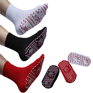 <span class=keywords><strong>Chaussettes</strong></span> de santé auto-chauffantes en <span class=keywords><strong>tourmaline</strong></span>, thérapie magnétique, <span class=keywords><strong>chaussettes</strong></span> décontractées montantes avec logo sur le revers inférieur, respirantes pour l'hiver – Vente en gros - Product Image 5