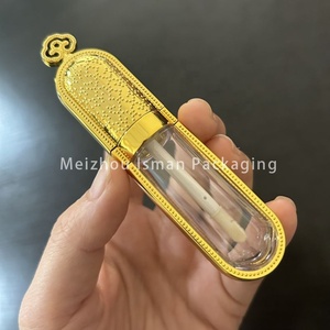 Biểu Tượng Tùy Chỉnh Rỗng New Trẻ Em Vàng Vương Miện Hình Son Môi Son Bóng Bao Bì <span class=keywords><strong>Container</strong></span> Wand Ống Với Bàn Chải Cho Cô Gái <span class=keywords><strong>5Ml</strong></span> - Product Image 5
