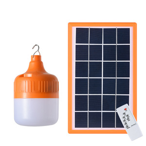 Bombilla Solar Led portátil con Panel Solar para interiores y exteriores, lámpara de emergencia para acampar, senderismo y pesca nocturna - Product Image 6