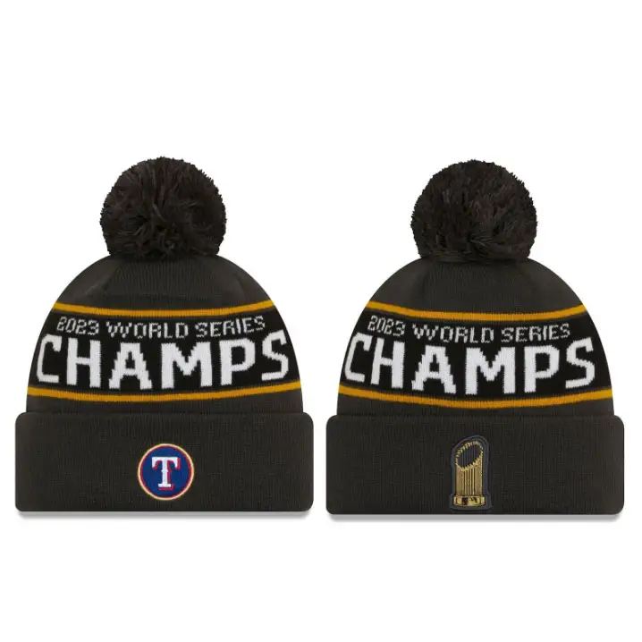 2023 world series champion hats embroidery logo beanie designer hat cap champion American Football Baseball Basketball beanies