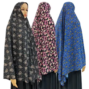 Donne ragazze musulmano Islam foulard hijab lungo Khimar scialle con paillettes sciarpa turbante Jersey hijab cappello lungo mantello Dubai Thai modello caldo