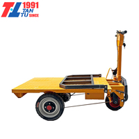 Carretilla Eléctrica China de Plataforma Plana para Transporte, Carro de Construcción de Tres Ruedas, Carretillas y Carros de Mano Eléctricos