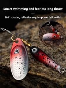 <span class=keywords><strong>Leurre</strong></span> de pêche métallique à manivelle avec lame composite - Product Image 2