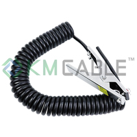 Câbles de mise à la terre et de liaison statiques, câble en spirale, pince de mise à la terre statique, câble en cuivre flexible, assemblages de mise à la terre