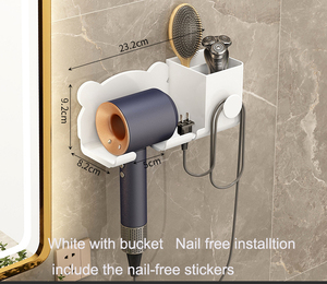 Sèche-<span class=keywords><strong>cheveux</strong></span> Organisateur Titulaire Salle De Bains Étagère Murale Accessoires <span class=keywords><strong>Brosse</strong></span> <span class=keywords><strong>À</strong></span> <span class=keywords><strong>Cheveux</strong></span> Support En Acier Inoxydable Sèche-<span class=keywords><strong>Cheveux</strong></span> Titulaire - Product Image 4