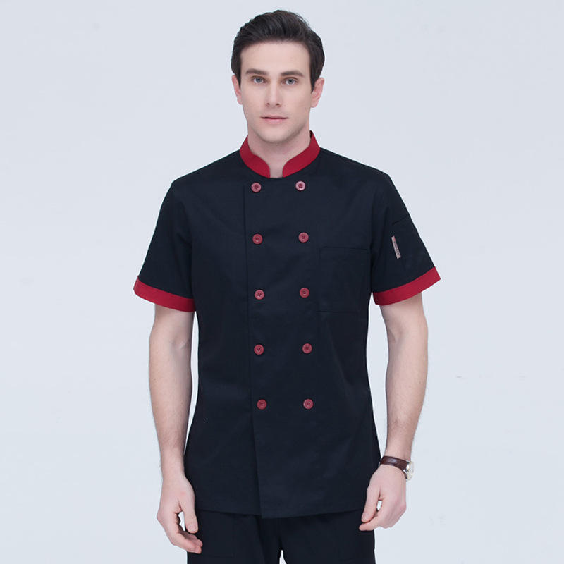 Uniforme de serveur de chef noir