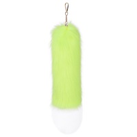 Mignon Faux renard Queue Fluffy Pendentif Voiture Porte-clés Pendentif Sac Pendentif Jeu de Rôle Costume Décoration
