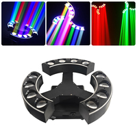 Luz LED de haz curvo infinito de alta calidad con 4 cuchillas, DMX512, activada por sonido, para escenarios de bodas y conciertos