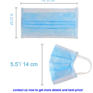 Nouveau produit Masque facial jetable emballé individuellement Masque protecteur respirant à 3 couches Utilisation quotidienne Filtre BFE 95 Meltblown OEM - Product Image 4