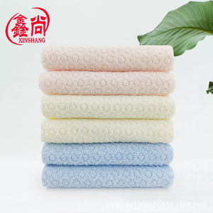 Serviettes pour bébé Xinshang 25x50cm en pur coton, couleur unie, hypoallergéniques, pour usage domestique - Product Image 3