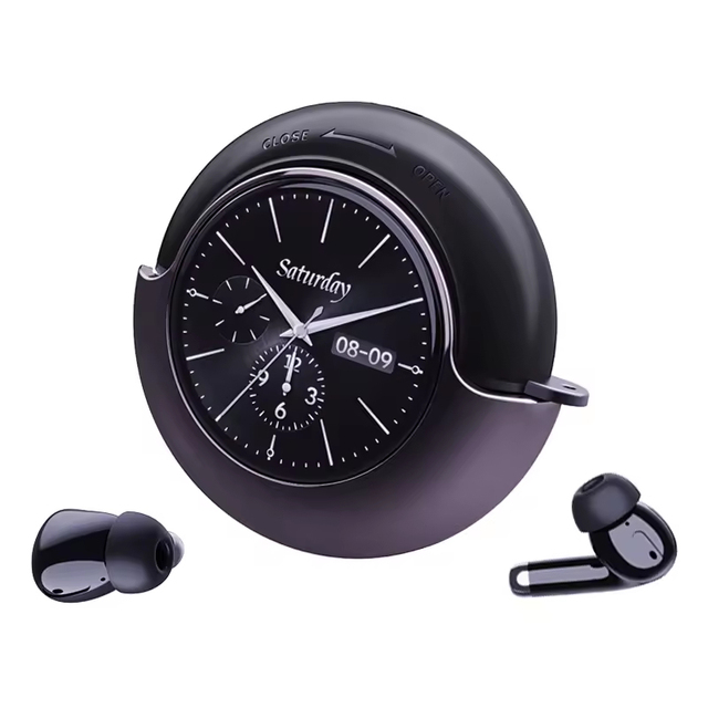 2026 New Dial Design Music Translation Earbuds Mini Led Display Bluetooth Earphones Long Playtime Headset TWS Earbud Headphones