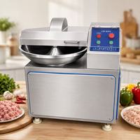 Machine à découper la viande industrielle robuste et très vendue pour la production d'émulsions de viande, de saucisses et de boulettes de viande