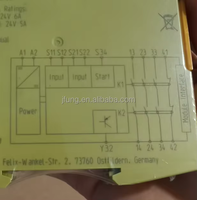 Relais de contrôle de sécurité pour machine industrielle 751104, 24V DC, 3 normalement ouverts, 1 normalement fermé, montage sur rail DIN