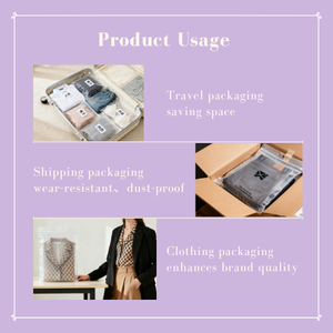 Tùy chỉnh PE Frosted Ziplock túi dây kéo màu đen quần áo bao bì cho áo phông đồ lót Màn hình in ấn bề mặt cho bánh - Product Image 5