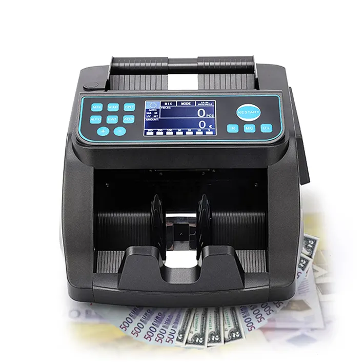 Petite machine à compter le papier monnaie irakienne compteur de valeur LCD Cash china bill counter fonction de tri