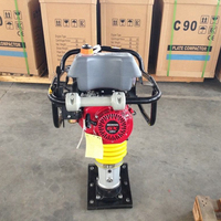 Compacteur vibrant de sol 80 kg 20 KN pour la construction, moteur Honda GX160, type Jumping Jack, fabriqué en Chine