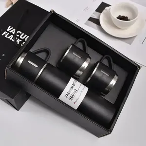 304 Stainless 500ml Steel Vacuum <b>Insulated</b> Water Bottle Portable Coffee Bottle Office Gift Set Business Style Travel Thermal <b>Mug</b> - Product Image 3