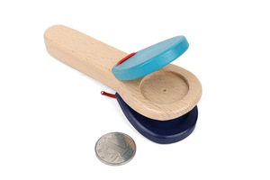 Castagnettes en bois en gros pour enfants, instrument de musique à main, jouet de percussion créatif pour la musicalité des enfants - Product Image 5