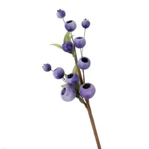 Trái Cây Nhân Tạo Mô Phỏng Blueberry Spray Picks Cho Trang Trí Cây Giáng Sinh Trang Trí Nội Thất Bảng Sắp Xếp Trung Tâm