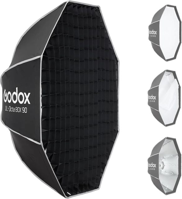 Godox UL-Box UL-Octa Bowens Mount Quick Release Umbrella Softbox Compact Rectangular Softbox with Diffusers Fast Setup