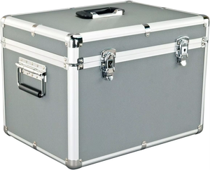 맞춤형 악기 케이스 <span class=keywords><strong>OMAX</strong></span> 40X-2000X 삼안 화합물 교체 가능한 LED 현미경 상자 폼 컷 알루미늄 상자 휴대용 - Product Image 2