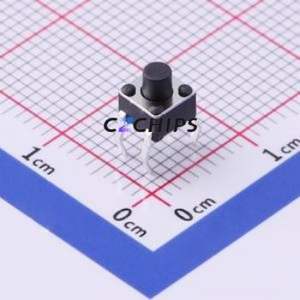 UK-B0201G50-DP25Y Tactile Switch Through hole Component (THT) Switch Single Pole Single Throw Round Button 2.5N Through Hole - Product Image 1