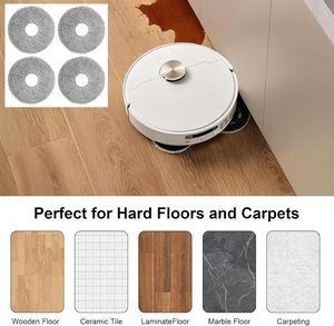Fixbetter แผ่นถูพื้น4ชิ้นสำหรับ iRobot roomba/plus 405/505 dreame X40อัลตร้า/L10s โปรหุ่นยนต์ที่ L40เป็นพิเศษ/L10s Gen 2 - Product Image 5
