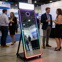 Miroir Magique Interactif Élégant de 43 Pouces avec Écran Haute Résolution pour Fêtes et Mariages