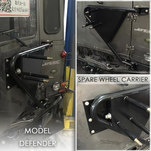 Soporte de Rueda de Repuesto de Acero Nuevo de Primera Calidad para Exterior de Auto, Apto para <span class=keywords><strong>Land</strong></span> Rover <span class=keywords><strong>Defender</strong></span> - Product Image 5