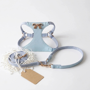 Wholesale Luxury Pet Back Harness Pet Dog Harness Hot Selling Factory Price Customized Cat Chest <b>Strap</b> Heavy Duty Dog Leash Set - Product Image 2