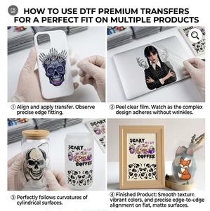 Free Shipping Spring Trending UV DTF Transfer Decal for 16oz Glass Can Eco-Friendly Ink Premium Grade - Product Image 6
