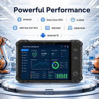 Tablette robuste avec NFC intégré, GPS BeiDou GLONASS, WiFi 6, Bluetooth 5.2, batterie 10000 mAh pour le suivi des actifs