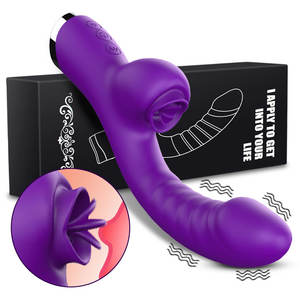 Stimulateur clitoridien point G pour femmes jouet sexuel langue léchant succion Clitoris vibrateur clitoris ventouse vide <span class=keywords><strong>Vibro</strong></span> gode - Product Image 1