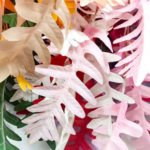 Feuilles de cyprès artificielles Xinchengzhi, grandes fleurs en soie, décoration de mariage, matériel de plantation de verdure - Product Image 2