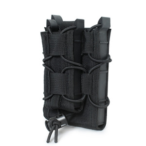 Tactical Nylon MOLLE Accessory Bag Quick Release Double <b>Magazine</b> <b>Holder</b> Waterproof Outdoor Sports Enthusiast Model TC-223 OEM - Product Image 2