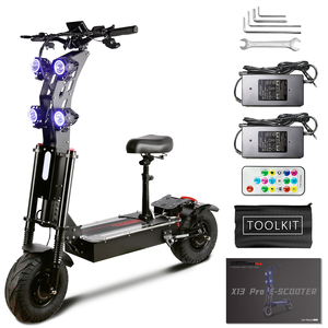 Scooter Eléctrico Todoterreno Dual de 5000W, <span class=keywords><strong>13</strong></span> Pulgadas, 60V50Ah, 70-100km/h, Envío Gratis desde <span class=keywords><strong>Almacén</strong></span> en EE. UU., Entrega Rápida - Product Image 2